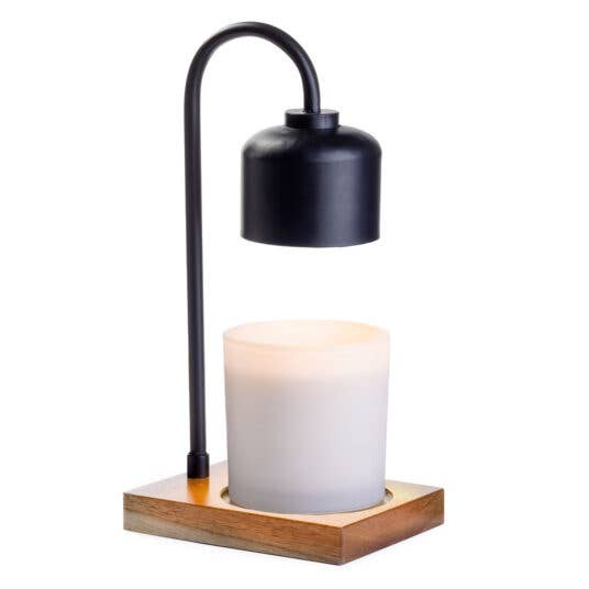 Kerzenwärmer CANDLE WARMERS® ARCHED Lampe für Duftkerzen black/wood
