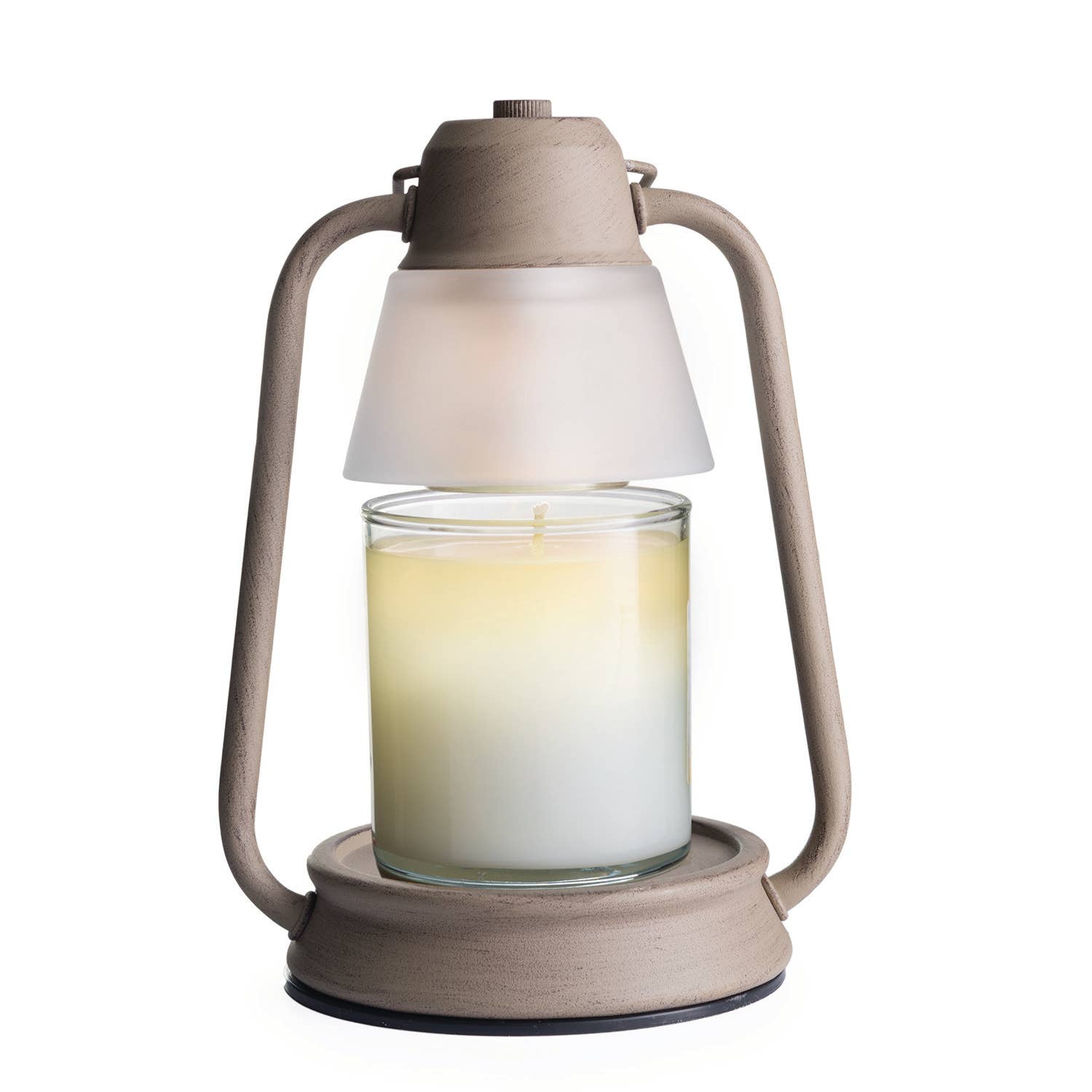 Kerzenwärmer CANDLE WARMERS® BEACON Laterne für kleine Duftkerzen taupe