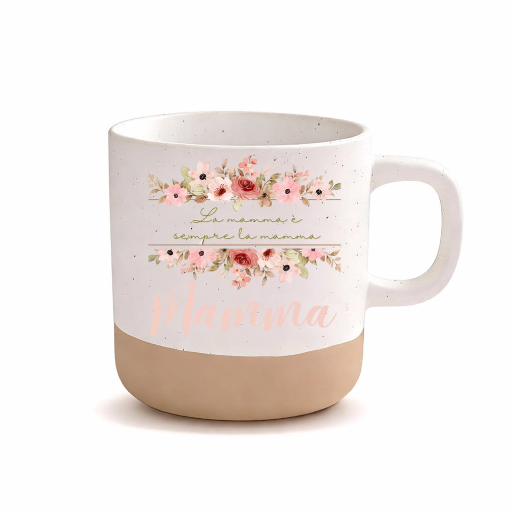 steingut Mug beigebraun 1