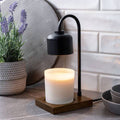 Kerzenwärmer CANDLE WARMERS® ARCHED Lampe für Duftkerzen black/wood