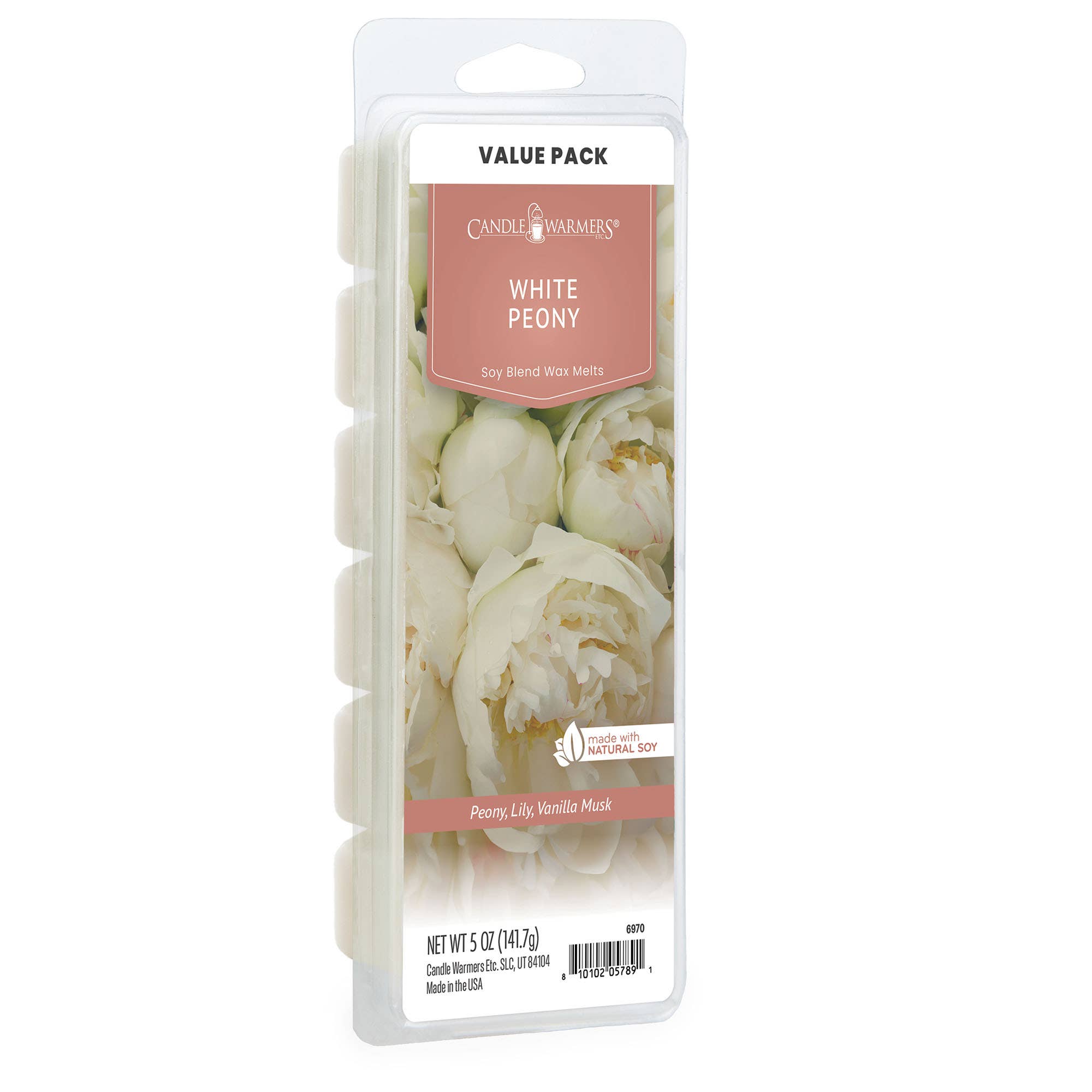 CANDLE WARMERS® Duftwachs WHITE PEONY 140g